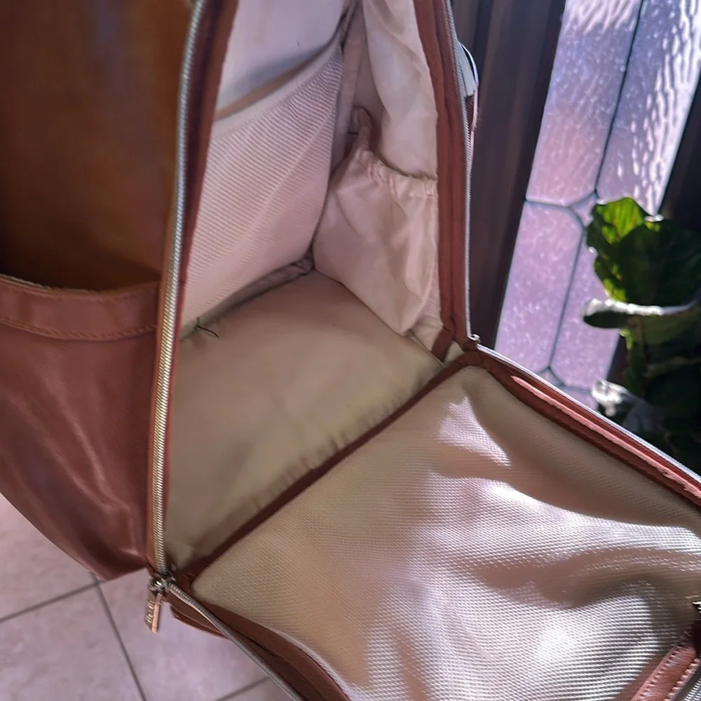 Itzy Ritzy Tan Backpack - Picture 4 of 4